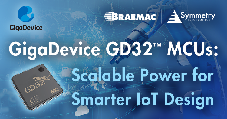 Available at Braemac Americas, GigaDevice’s GD32 MCU family features energy-efficient, cost-effective, universal microcontrollers powered by ARM® Cortex®-M and RISC-V cores.